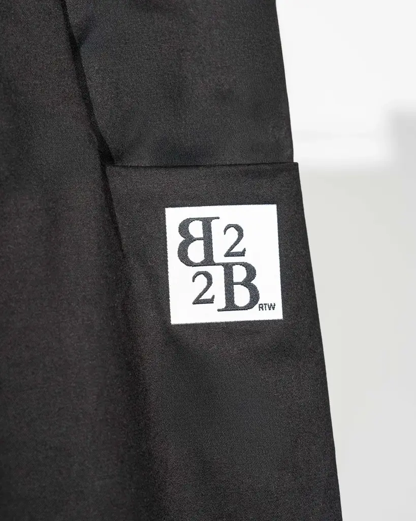 Zip Trousers Black Shadow Double Color Leg — Preview 3