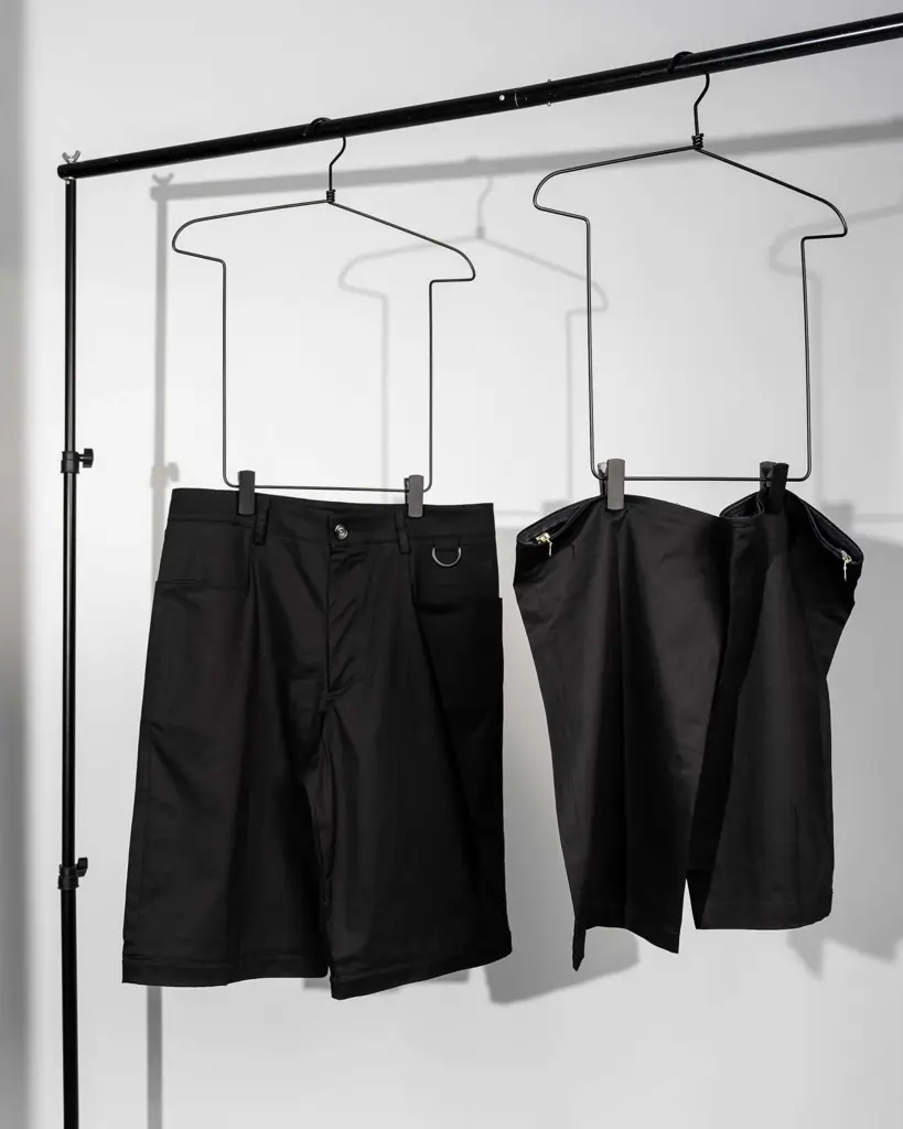 Zip Trousers Black Shadow — Preview 5