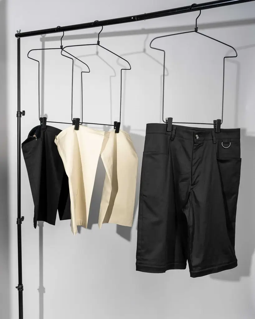 Zip Trousers Black Shadow Double Color Leg — Preview 5