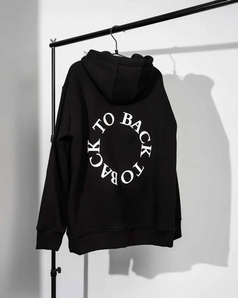 Felpa Hoodie Black Shadow — Anteprima 6