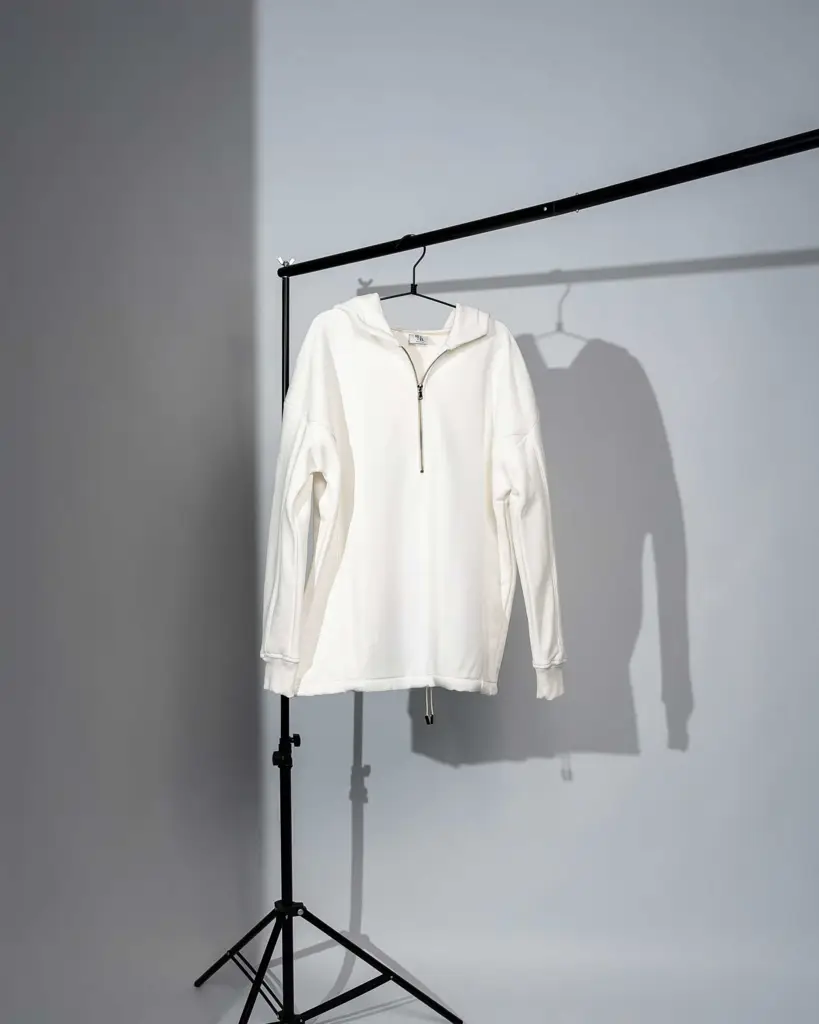 Hoodie Diagonal White Shadow — Preview 7